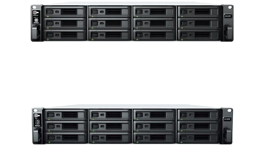 RS2423RP+II 12-BAY Rackstation AMD Ryzen Embedded V1780B 8GB RAM HDD/SSD Only Synology