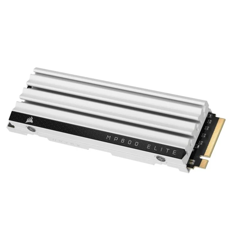SSD CORSAIR MP600 ELITE 2TB PCIe Gen4 x4 NVMe M.2 SSD for PS5 – Optimized for PlayStation 5, Seq Read 7000MB/s Seq Write 6500MB/s, low profile heatsink, white Corsair
