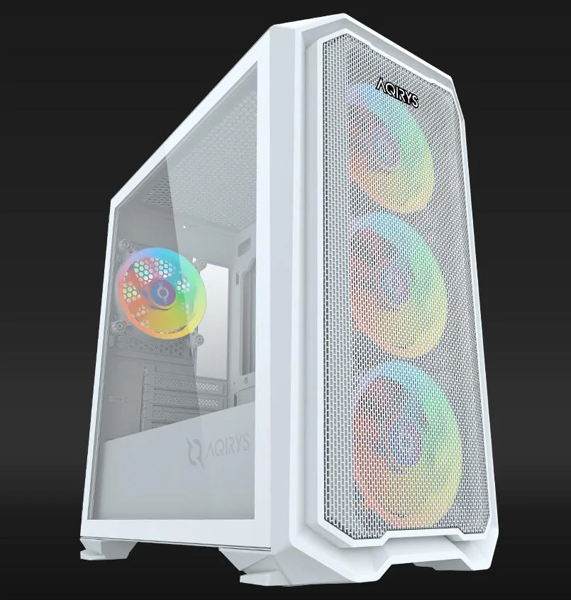 Carcasa Aqirys Wezen Midi Tower White RGB Aqirys