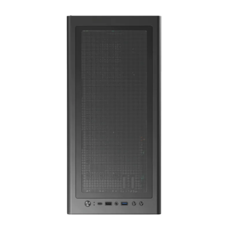 Carcasa 1STPLAYER Gaming WD8-BK, 3 ventilatoare aRGB plus PWM, ATX, display, strip LED, telecomanda, negru 1St Player
