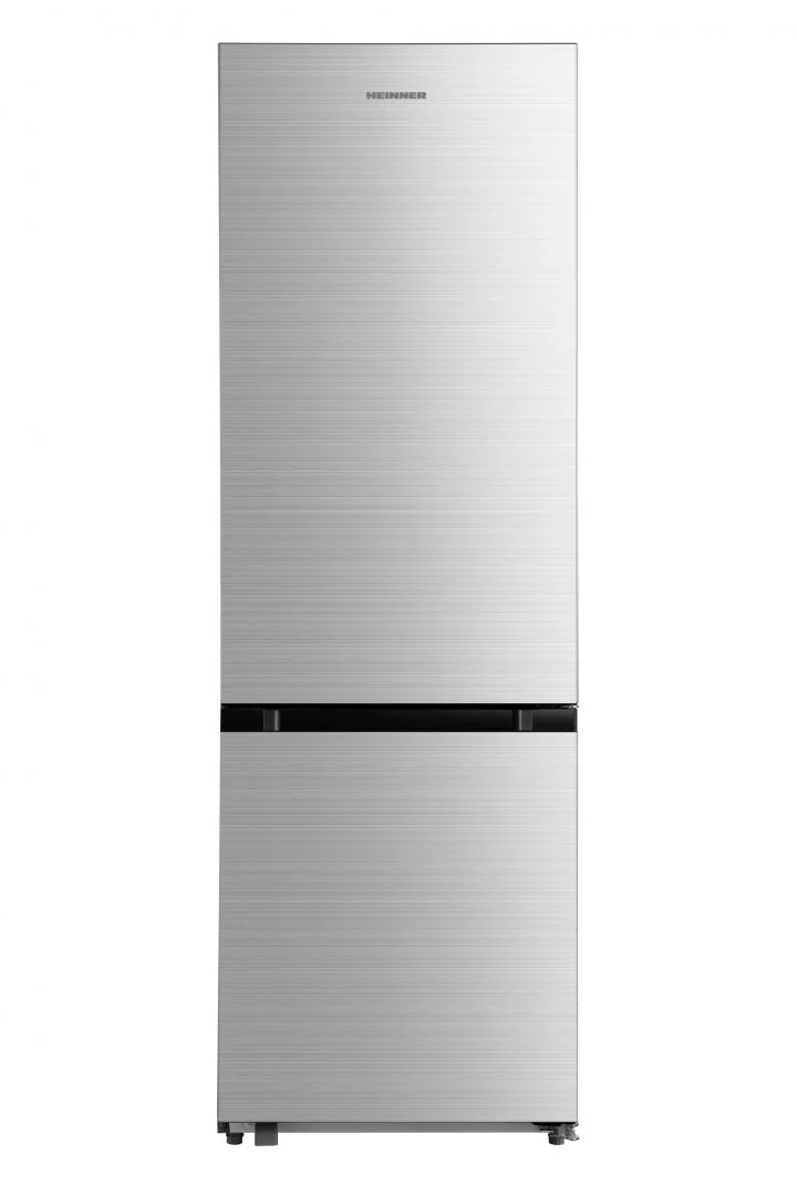 Combina frigorifica Heinner HCNF-M330INVSE++, Total No Frost, compresor Inverter, capacitate totala: 330 L, capacitate frigider: 232 L, capacitate congelator: 98 L, clasa energetica E, control electronic, panou control cu indicatoare LED in interior, Heinner