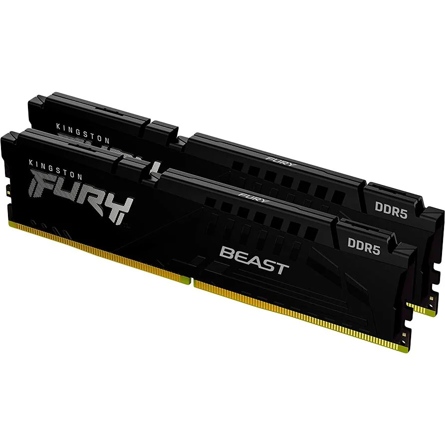 Memorie RAM Kingston FURY Beast, 64GB DDR5, 6000MHz, CL36 Kingston