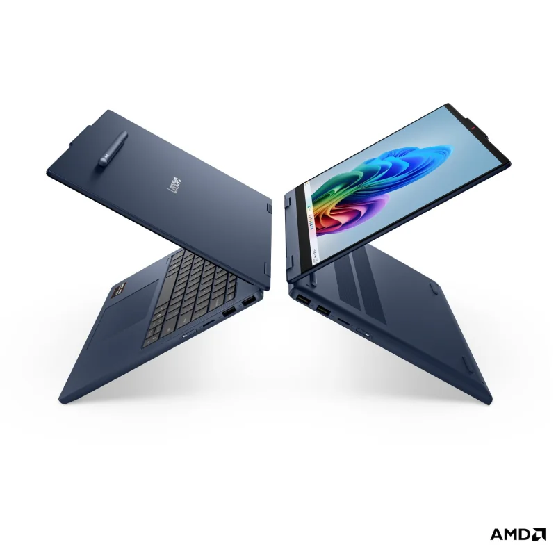 Laptop Consumer Lenovo IdeaPad 5 2-in-1 14AHP11, cu procesor AMD Ryzen 7 250, 14'' IPS, 16 GB DDR5, 1 TB, AMD Radeon 780M, Fara OS, 3 ani Garantie Lenovo