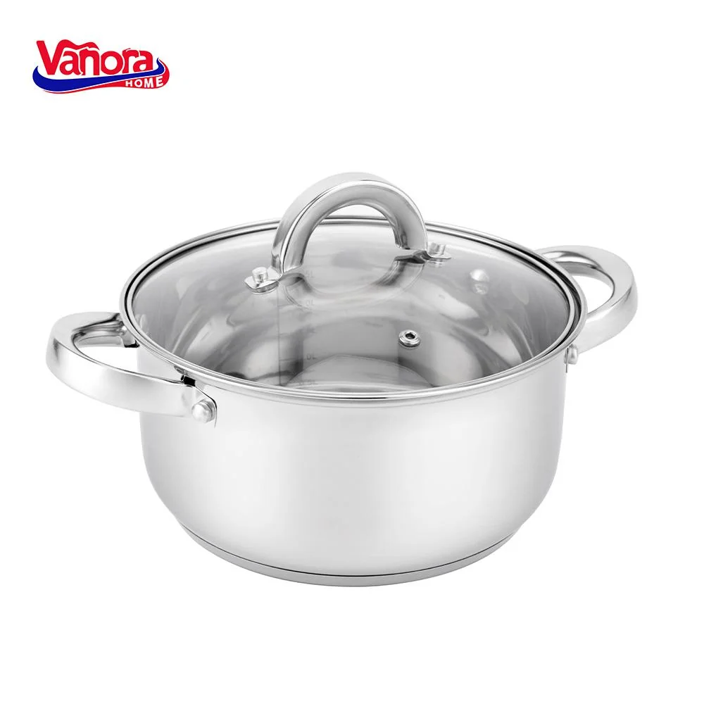 SEMIOALA INOX+CAP 22x11.5 CM,4.3L,DASHA Material: Inox + Capac sticla termorezistenta Interior si Exterior finisaj tip oglinda Baza capsulata in 3 straturi Ambalaj: eticheta color + folie Vanora