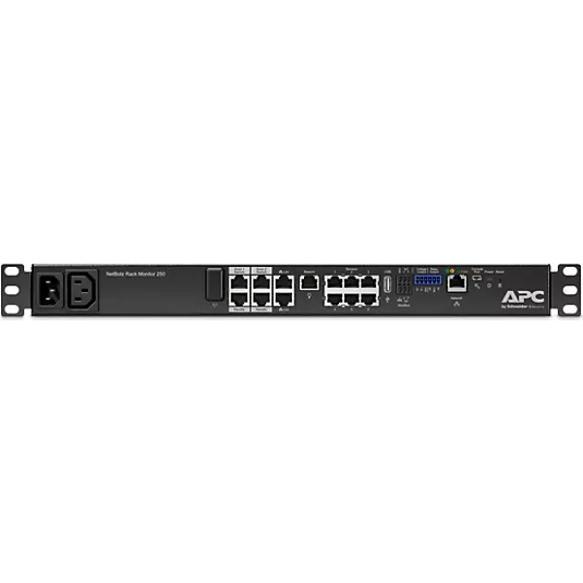 NetBotz Rack Monitor 250 Environment monitoring device 100Mb LAN rack-mountable TAA Compliant APC