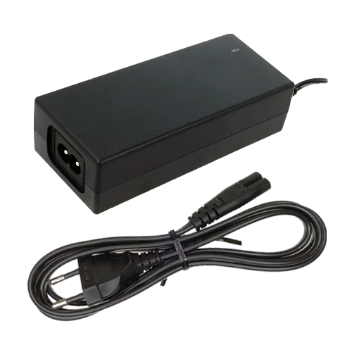 Kit sursa de alimentare 12V, 5A, cu cablu si stecher pentru priza - MW Power POSC12500D-C8-KIT Mw Power