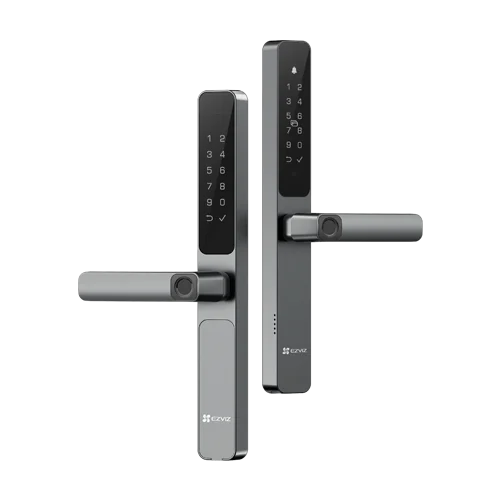 Yala inteligenta cu senzori dubli de amprenta, Wi-Fi, Baterie 1450mAh, Sonerie - EZVIZ CS-DL06(WBCP)-Pro Ezviz