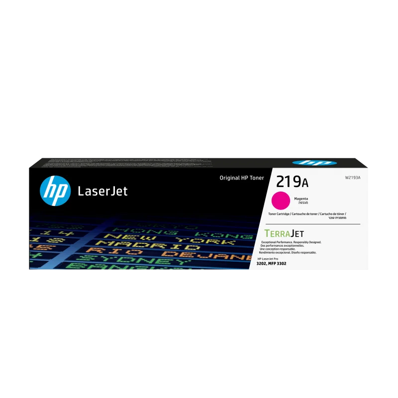 Toner HP W2193A  magenta,1.2 k, nr 219A,HP LaserJet Pro 3201,3204, 3288, 3302 HP