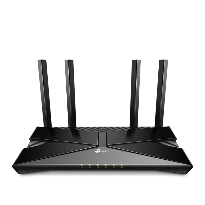 Router Wi-Fi 6 TP Link AX1800 Dual-Band, 4 antene externe, interfata 1 10/100/1000 Mbps RJ45 WAN Port, 4 10/100/1000 Mbps RJ45 LAN Ports, frecventa 2.4 GHz and 5 GHz, standarde wireless IEEE 802.11ax/ac/n/a 5 GHz, IEEE 802.11ax/n/g/b 2.4 GHz, compatbil