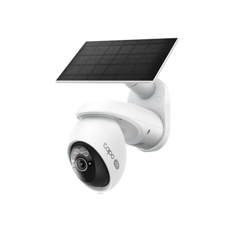 Kit cameră de supraveghere Pan/Tilt cu alimentare solară TP Link, senzor 1/2.7" Progressive Scan CMOS Starlight Sensor, Focal Length: 4.0 mm, Aperture: F1.6, Pan Mechanical Range:326° (360° Pan Coverage), Tilt Mechanical Range: 45° (90° Tilt Coverage),
