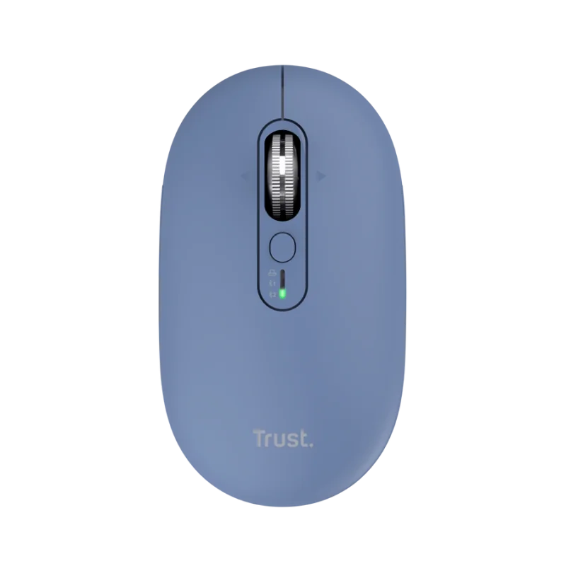 Mouse Wireless Trust Seron Slim Multi, 3200 dpi, Albastru Trust