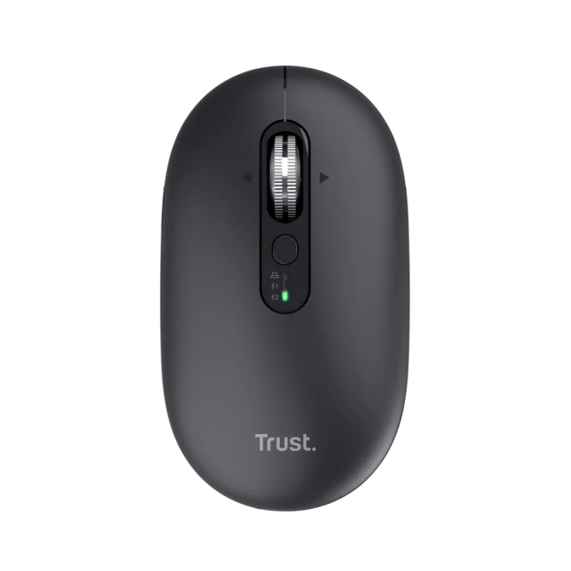 Mouse Wireless Trust Seron Slim Multi, 3200 dpi, Negru Trust