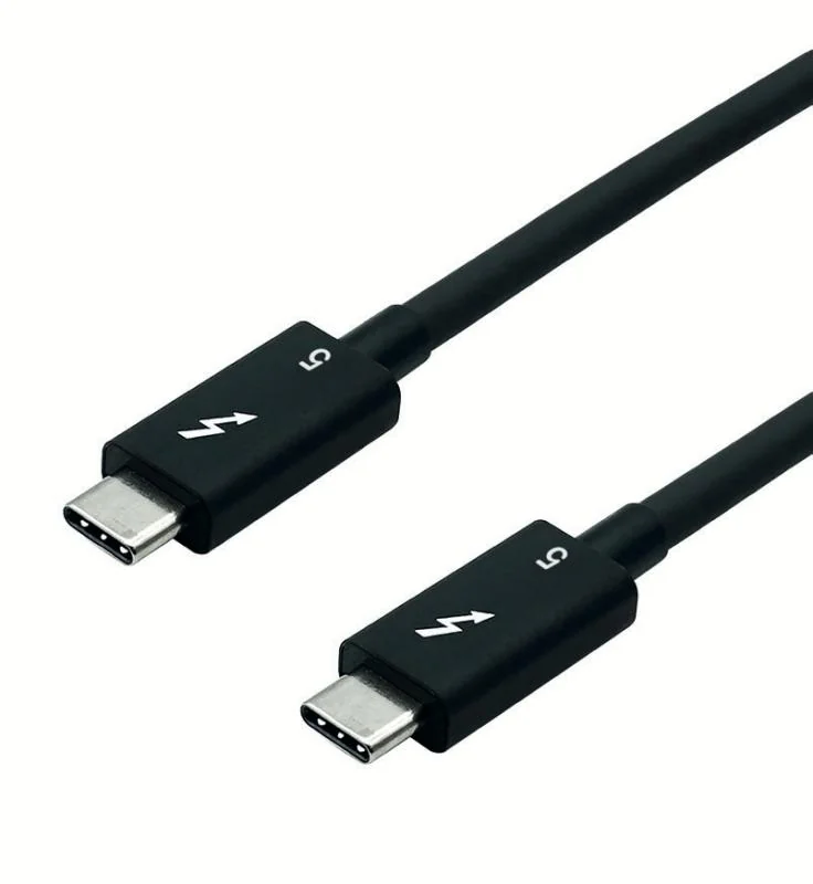 Cablu Thunderbolt 5 (USB type C) pasiv 8K60Hz 80Gbit/s 240W T-T 1m Negru, Roline Other