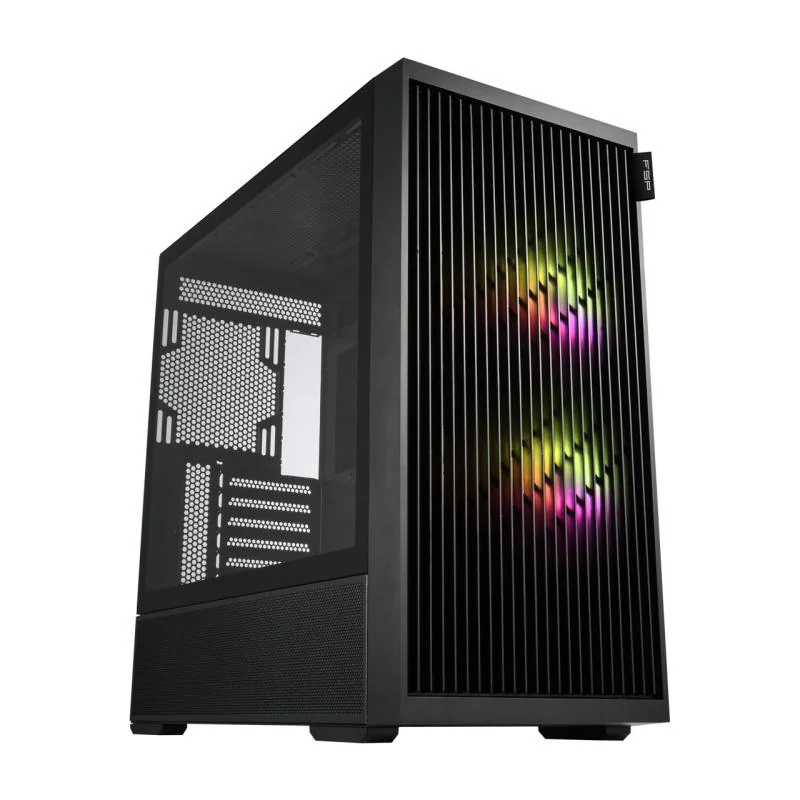 Carcasa FSP M330-BA, RGB, Mid Tower, Black Fortron