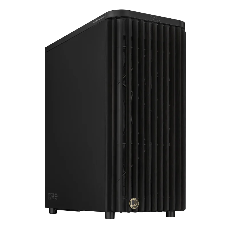 Carcasa ASUS ProArt PA401 Wood METAL PWM, RGB, Mid Tower, Black ASUS