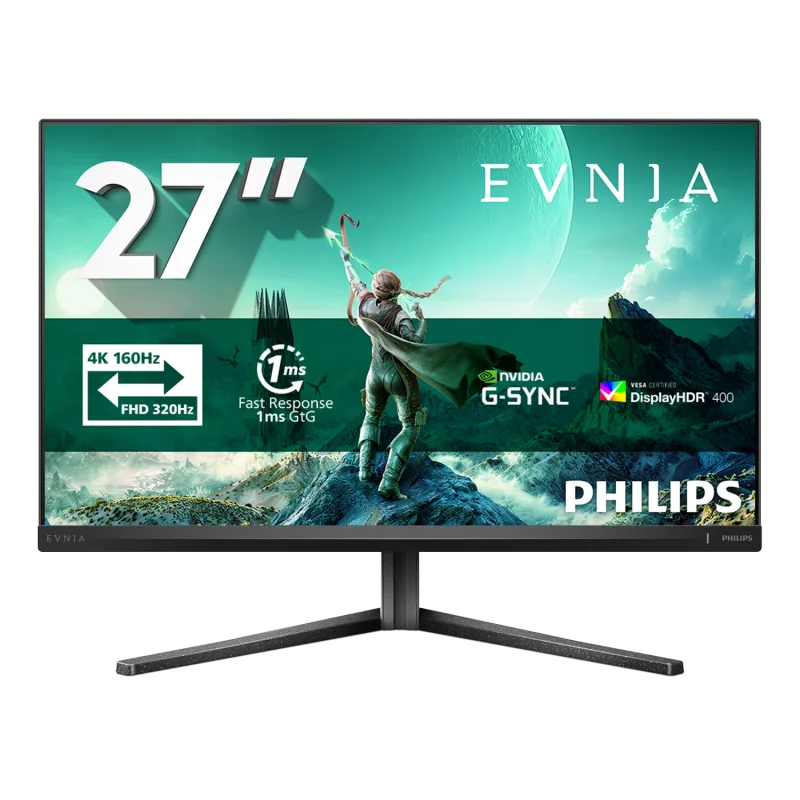 Monitor Consumer Philips Evnia 3000 27M2N3800A/00, 27", 3840 x 2160 pixeli, Black, 3 ani Garantie Philips
