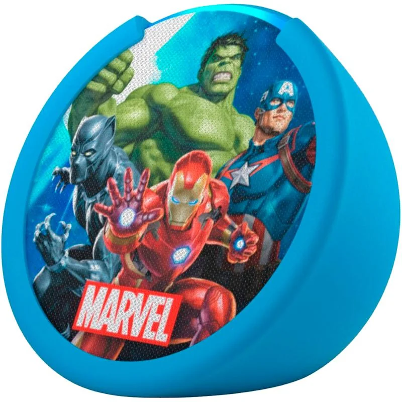 Echo Pop Kids Smart Speaker with Alexa – Marvel Amazon