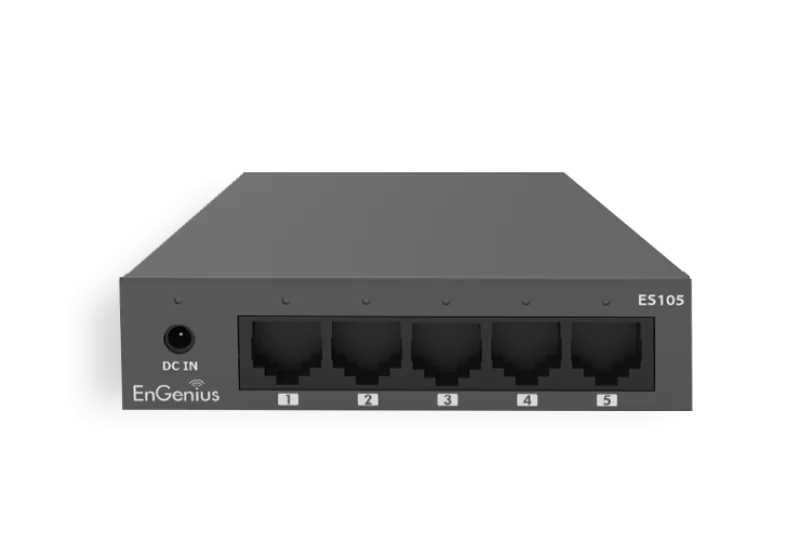 Switch Engenius Unmanaged Desktop 5-port GbE, standard wireless L1