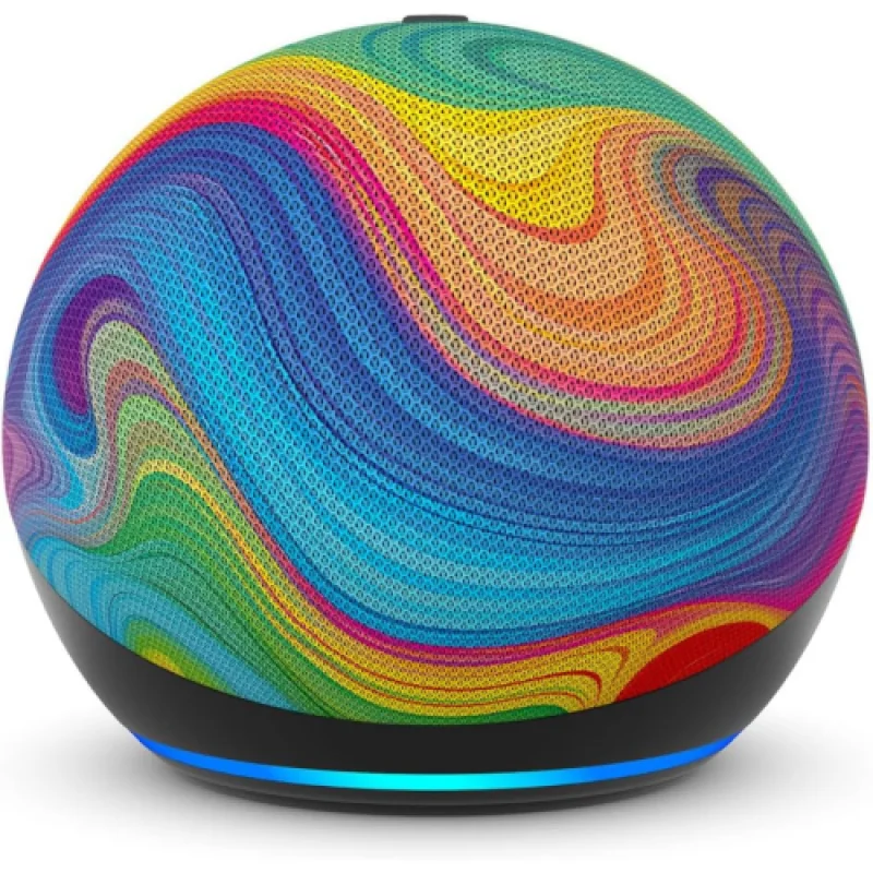 Echo Dot Kids (5th Gen) Smart Speaker with Alexa โ Rainbow Swirl Amazon