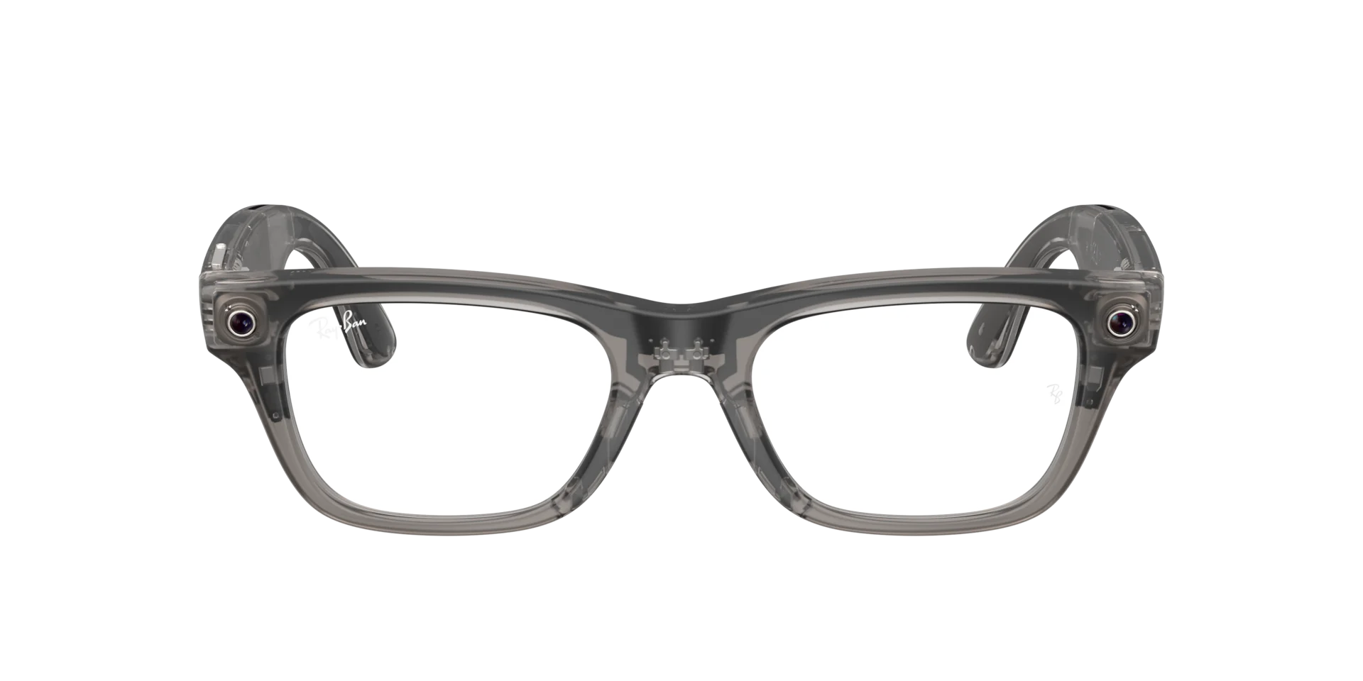 Ray-Ban Meta Blayzer Optics Gen 2 AI Glasses Matte Transparent Ice Grey/Demo Rayban