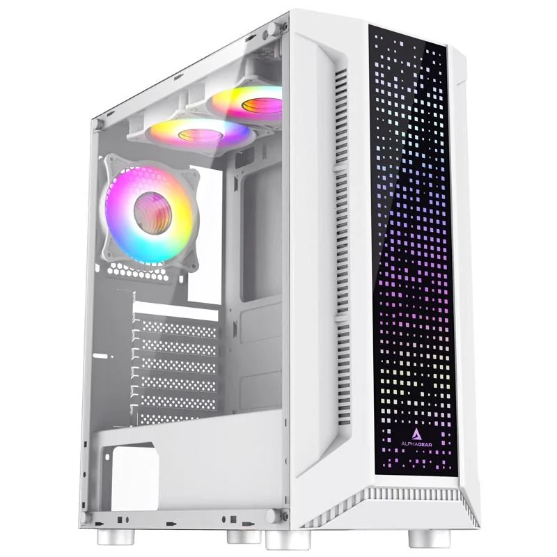 Carcasa ALPHAGEAR Trickster RGB white Alphagear