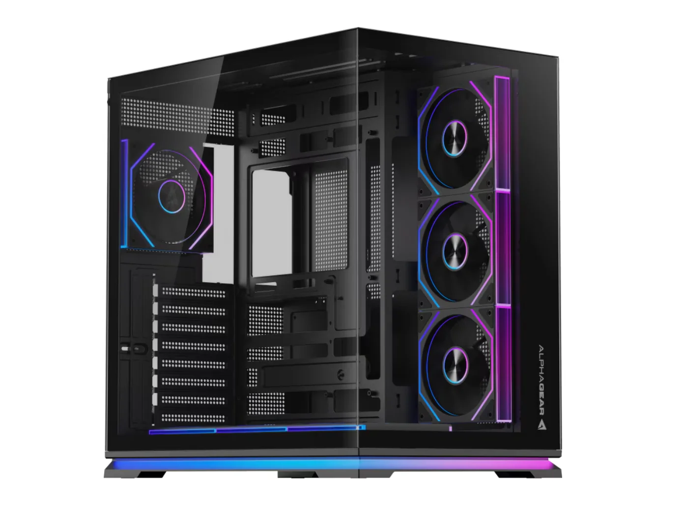 Carcasa ALPHAGEAR Ironclad mark 2 ATX ARGB black Alphagear