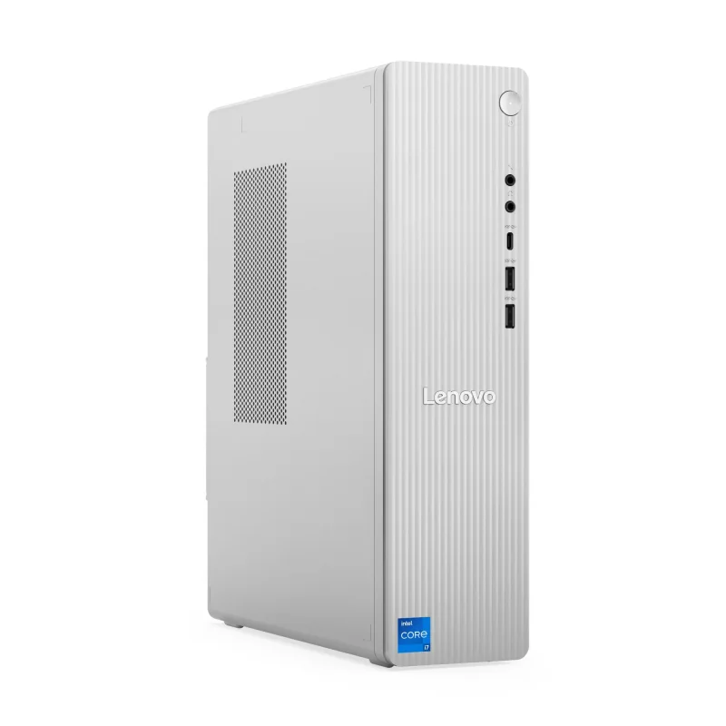Desktop Consumer Lenovo IdeaCentre Tower 08IRH9 cu procesor Intel Intel Core i7 13620H pana la 4.9 GHz, 8 GB DDR5, 512GB SSD, Intel Integrated Graphics, Fara OS, Gri, 2 ani Garantie Lenovo