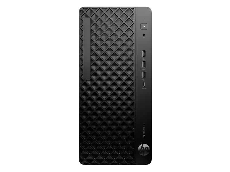 Desktop Business HP ProDesk 4 G1i Tower cu procesor Intel Core Ultra 5 235 pana la 5.0 GHz, 16 GB DDR5, 512GB SSD, Intel Integrated Graphics, Windows 11 Pro, Black, 3 ani Garantie HP