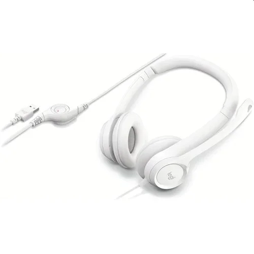 H390 Headset on-ear wired USB-A off-white Logitech