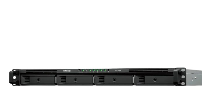 RS826RP+ 4-Bay NAS-Rackmount AMD Ryzen Embedded V1500B 4GB DDR4 ECC SODIMM Synology