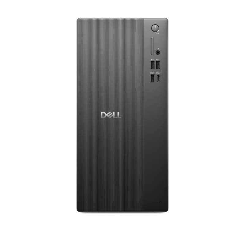 Desktop Dell Tower ECT1250, 180W Chassis, Intel(R) Core(TM) Ultra 7-265 processor (20 Cores, 30MB Total Cache, 2.4GHz), Intel(R) UHD Graphics, 16GB, 1x16GB, DDR5, 5600MT/s, 1TB M.2 PCIe NVMe Solid State Drive, No Optical Drive, 3.0 SD Card Reader,