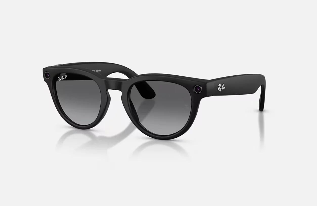 Ray-Ban Meta Headliner Gen 2 AI Glasses Matte Black/Polar Gradient Graphite RW4013 601ST3 50 Rayban