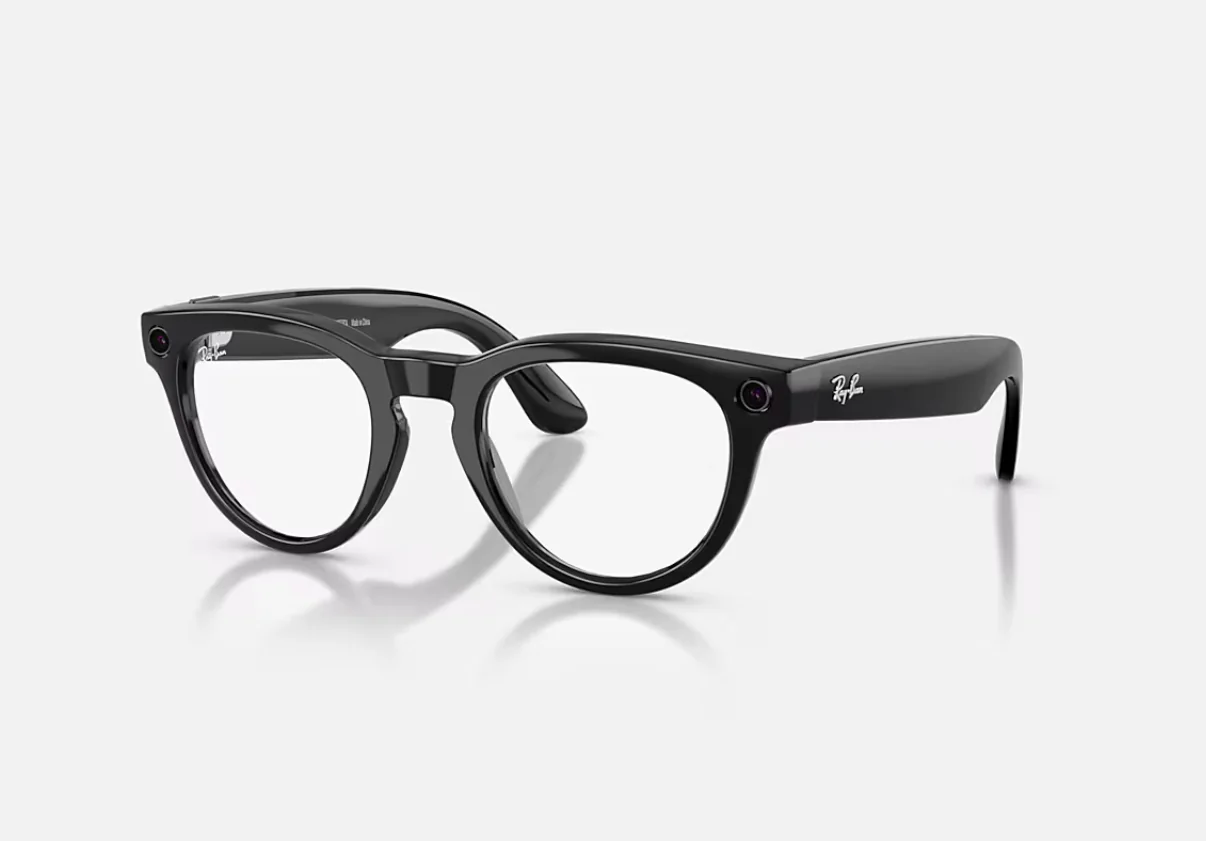 Meta HEADLINER LowBridgeFit Shinny Black - Sapphire Transitions® Gen2 Rayban