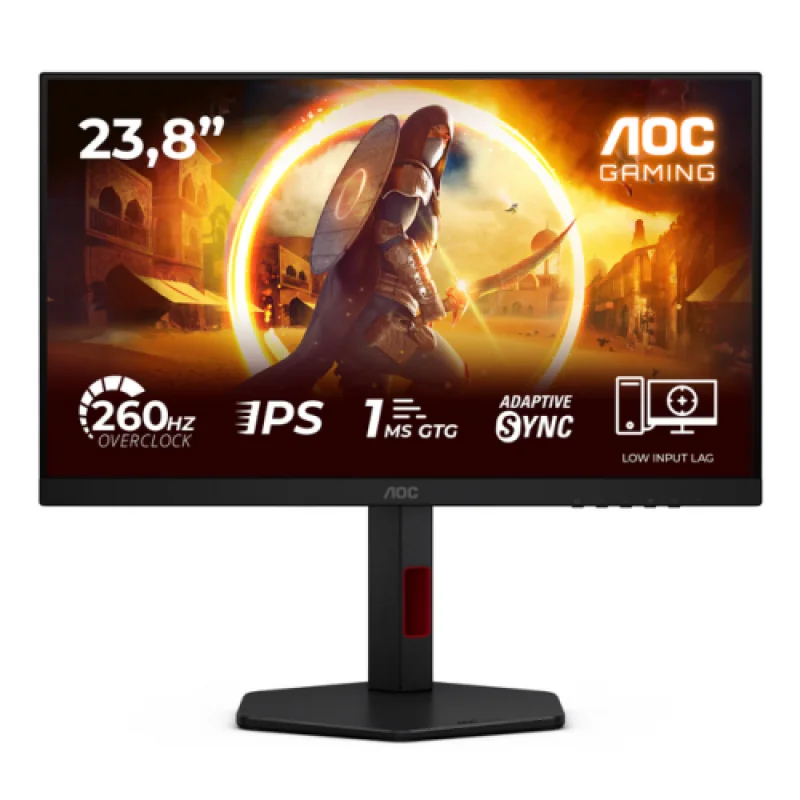 Monitor Gaming AOC 24G4ZR, 23.8", 1920 x 1080 pixeli, Black, 3 ani Garantie AOC
