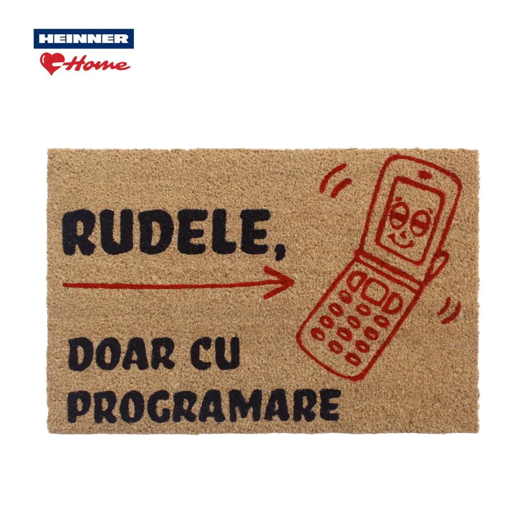 COVORAS INTRARE COCOS 60X40CM,FUN, PHONE Heinner