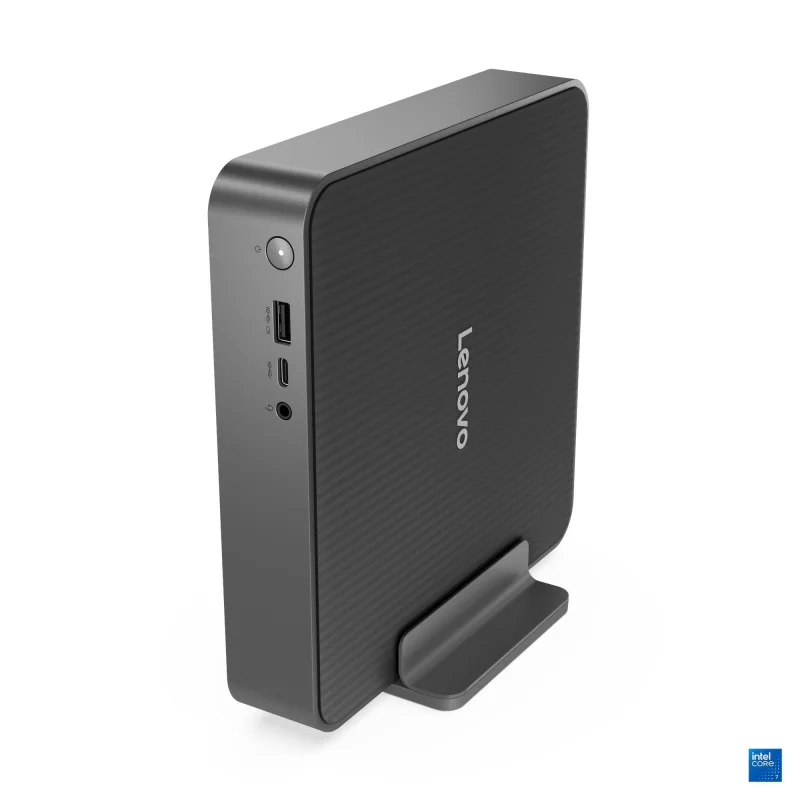 Desktop Consumer Lenovo IdeaCentre Mini 01IRH10R cu procesor Intel Intel Core i5 210H pana la 4.8 GHz, 8 GB DDR5, 512GB SSD, Intel Integrated Graphics, Fara OS, Gray, 2 ani Garantie Lenovo
