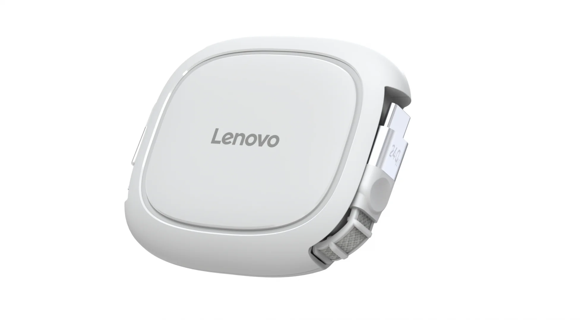 Cablu Lenovo 240W USB-C Retractable; Greutate: 0.07kg; Dimensiuni: 120 mm x 100 mm x 30 mm; Culoare: Alb; Garantie: 1 an Lenovo