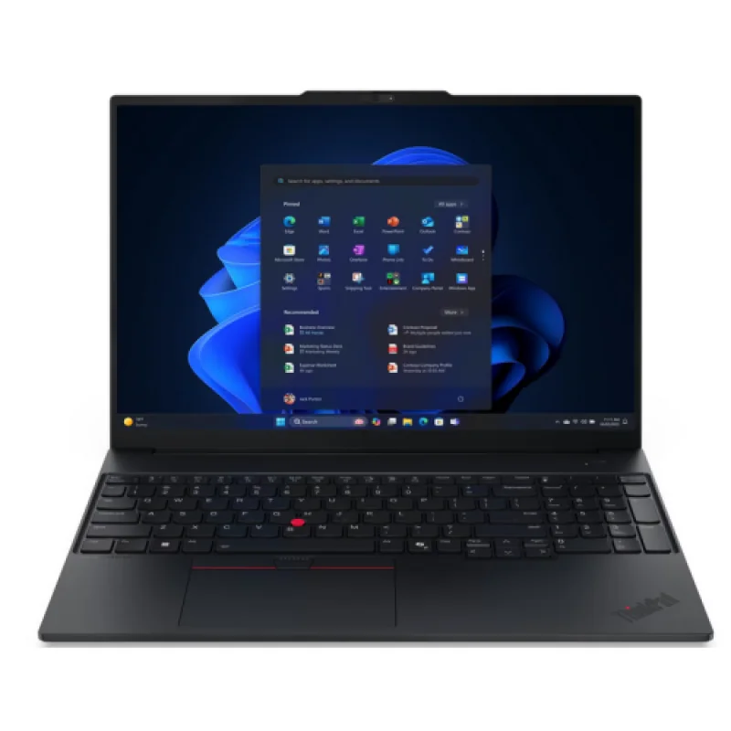 Laptop Business Lenovo ThinkPad E16 Gen 3, cu procesor Intel Core Ultra 7 256V, 16'' IPS, 16 GB LPDDR5x, 1 TB, Intel Arc 140V, Fara OS, 3 ani Garantie Lenovo