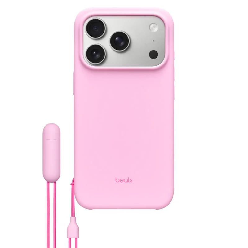Beats iPhone 17 Pro Kickstand Case with MagSafe and Camera Control - Pebble Pink Apple