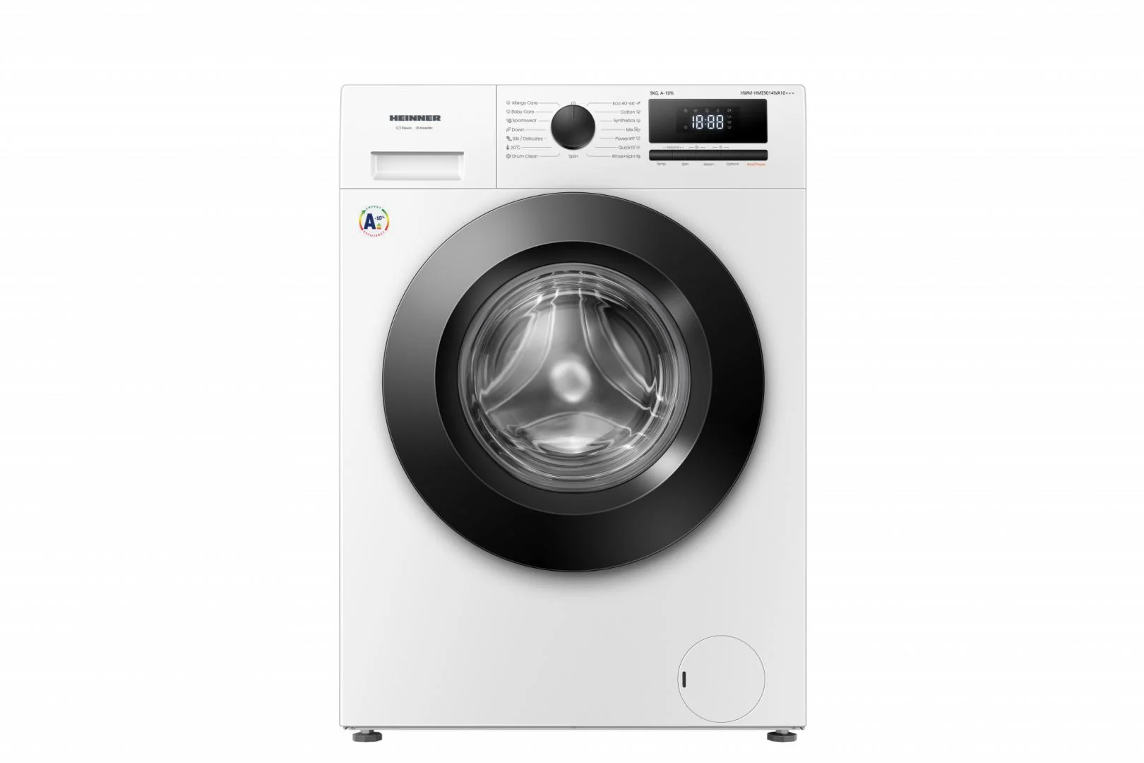 Masina de spalat rufe HEINNER HWM-HME9014IVA10+++, 9 kg, 1400 rpm, Clasa: A, Alb Heinner
