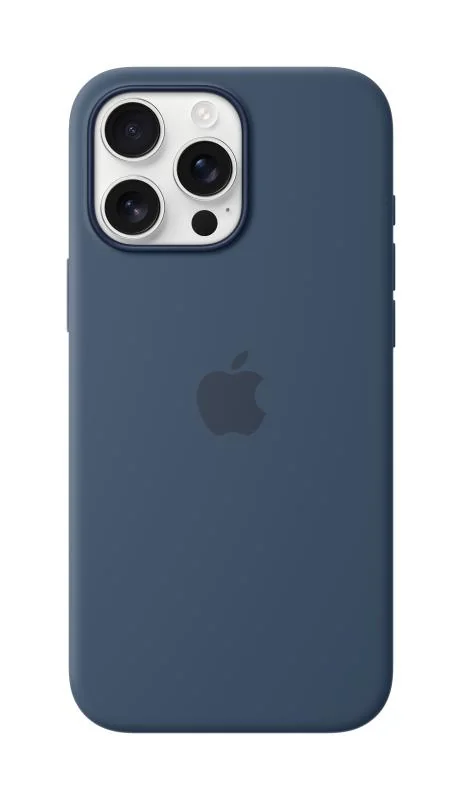 iPhone 16 Pro Max Silicone Case with MagSafe - Denim Apple