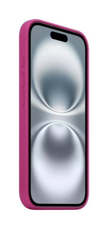 iPhone 16 Silicone Case with MagSafe - Fuchsia Apple