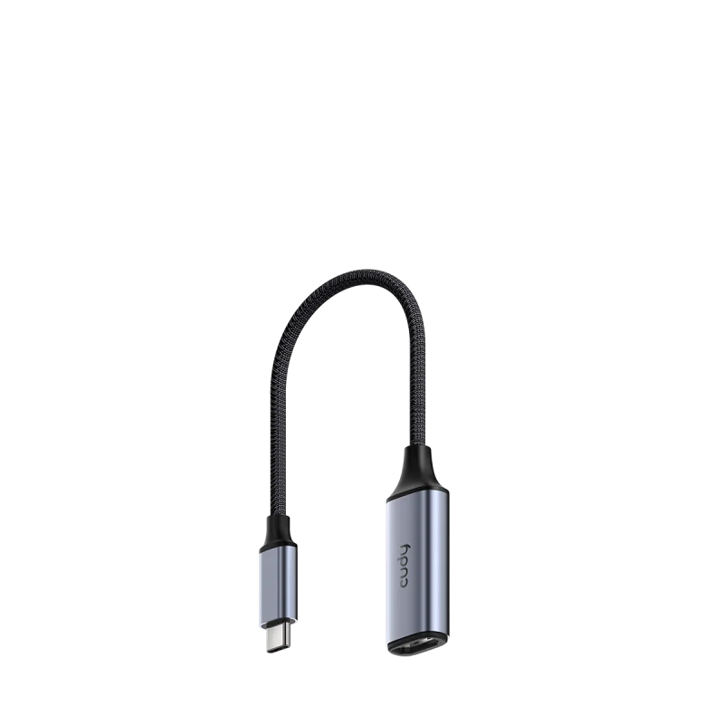 USB-C To 4K@60Hz HDMI adapter, Host: USB-C, 1 x HDMI 4K@60Hz, Aluminum alloy, compatible with MacBook, Mac Pro, Mac mini, iMac, Surface Pro, XPS, Flash Drive, Mobile HDD Cudy