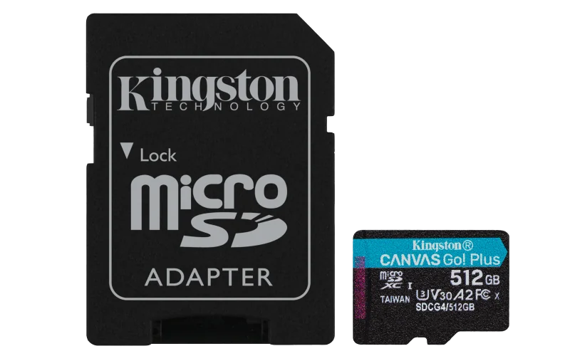 Card de Memorie Kingston 512GB Canvas Go! Plus CL10 Kingston