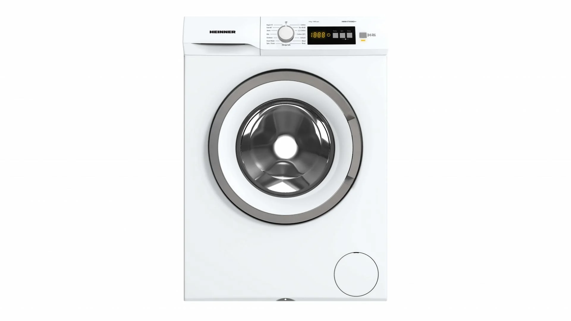 Masina de spalat rufe HEINNER HWM-VT1610KD++, 6 kg, 1000 rpm, Clasa: D, Alb Heinner