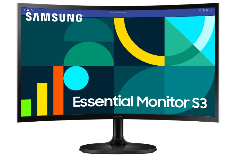 Monitor Samsung 24" LS24D360GAUXEN, Curvature: 1800R, Diagonal (inch): 24, Diagonal (cm): 60.96, Aspect ratio: 16:9, Panel: VA, Resolution: 1920x1080, Refresh Rate: 100Hz, Response time GtG: 4ms, Brightness (max): 250 cd/m², Contrast (static) : 3000:1,