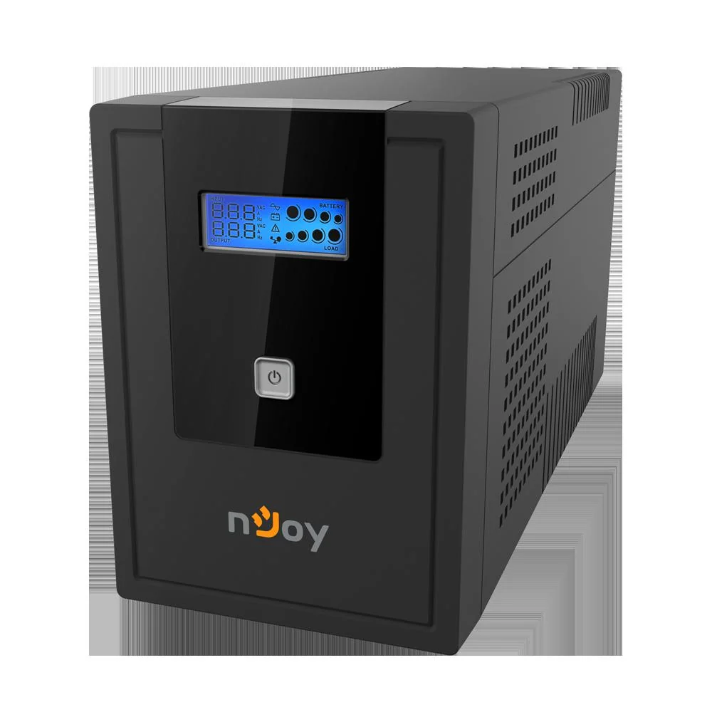 UPS nJoy Cadu 2000, 2000VA/1200W, Afisaj LCD cu ecran tactil, 4 x prize Schuko nJoy