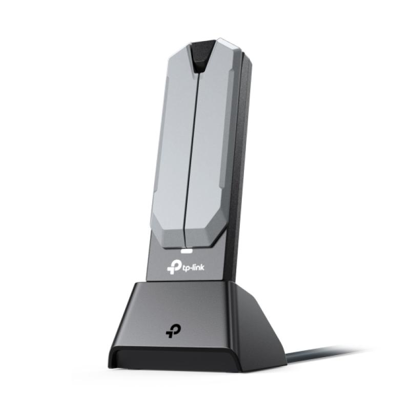 BE6500 High Gain Tri-Band Wi-Fi 7 USB Adapter SPEED: 2882 Mbps at 6 GHz + 2882 Mbps at 5 GHz + 688 Mbps at 2.4 GHz SPEC: 2× H