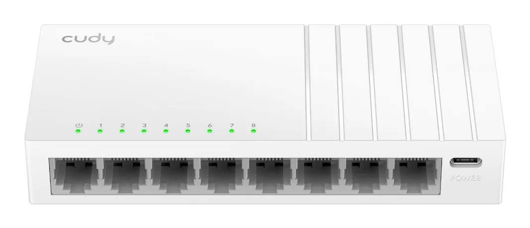 Switch gigabit Cudy GS108U, 8 porturi, USB-C, compact, 138x61.5x24mm Cudy
