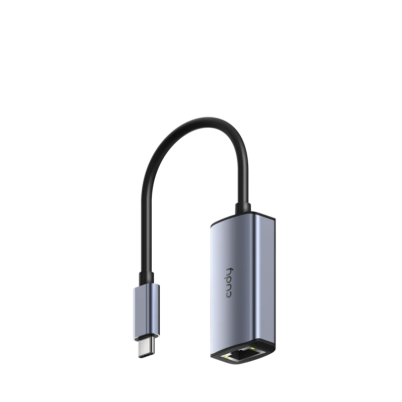 USB 3.0 to 2.5G Ethernet Adapter, USB-C, RJ45, Plug Play, UE25C, UE25C | USB-C 3.0 to 2.5GbE RJ45, 10/100/1000/2500 Mbps, Realtek chip, plug and play, Wake-on-LAN, Win/macOS/Linux, compact Cudy